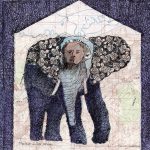 Elephant ink drawing